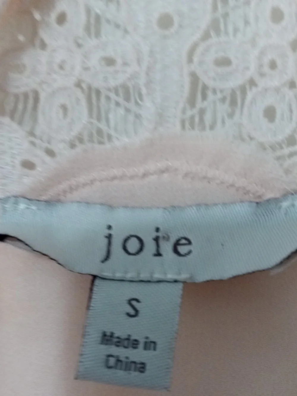 Joie Blush Lace-Trim Maxi Wrap Dress